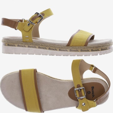 BENCH Sandals & High-Heeled Sandals in 40 in Yellow: front