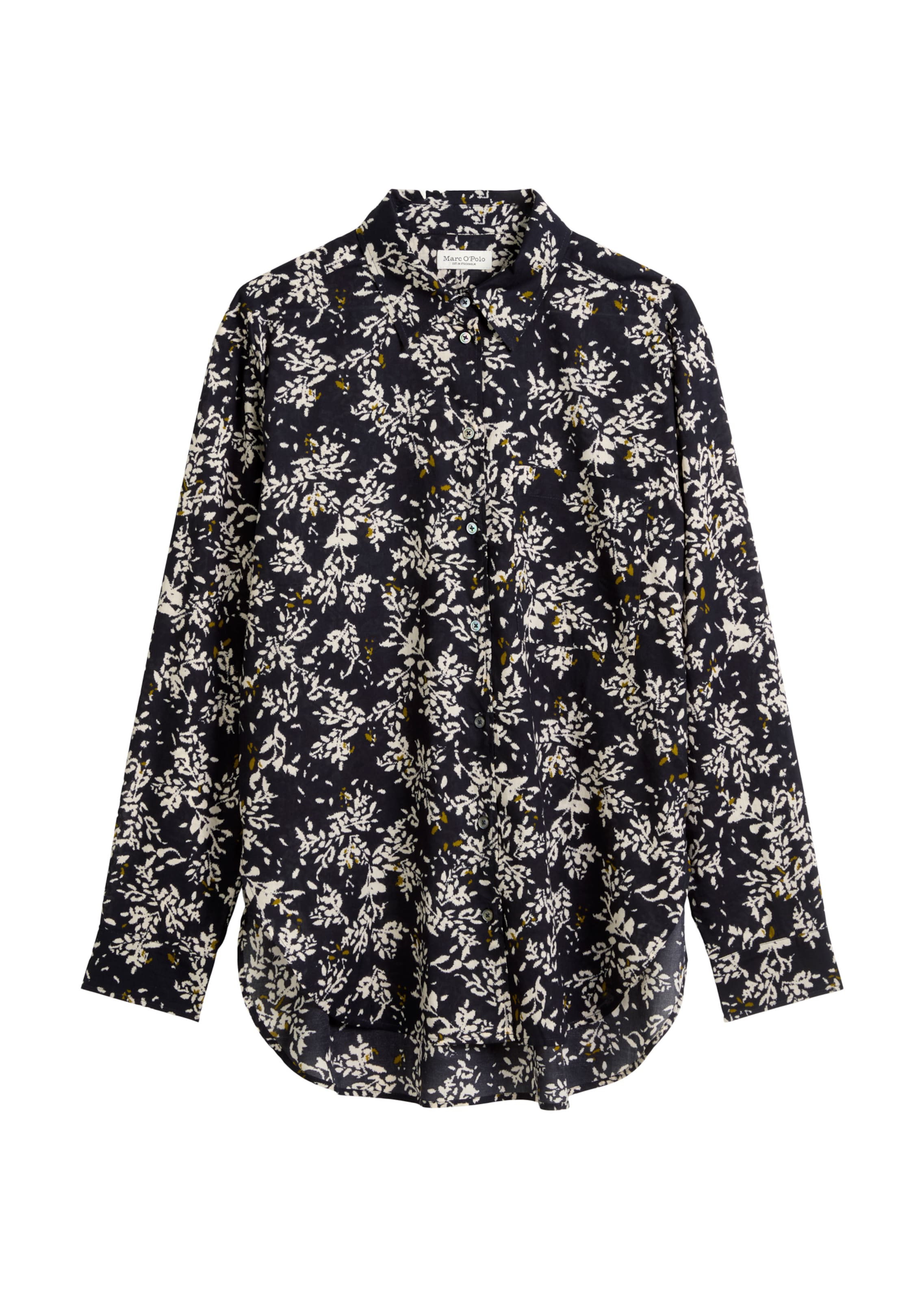 Marc O'Polo Blouse in Zwart: voorkant