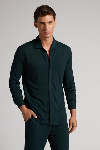 INTIMISSIMI Regular fit Button Up Shirt in Green