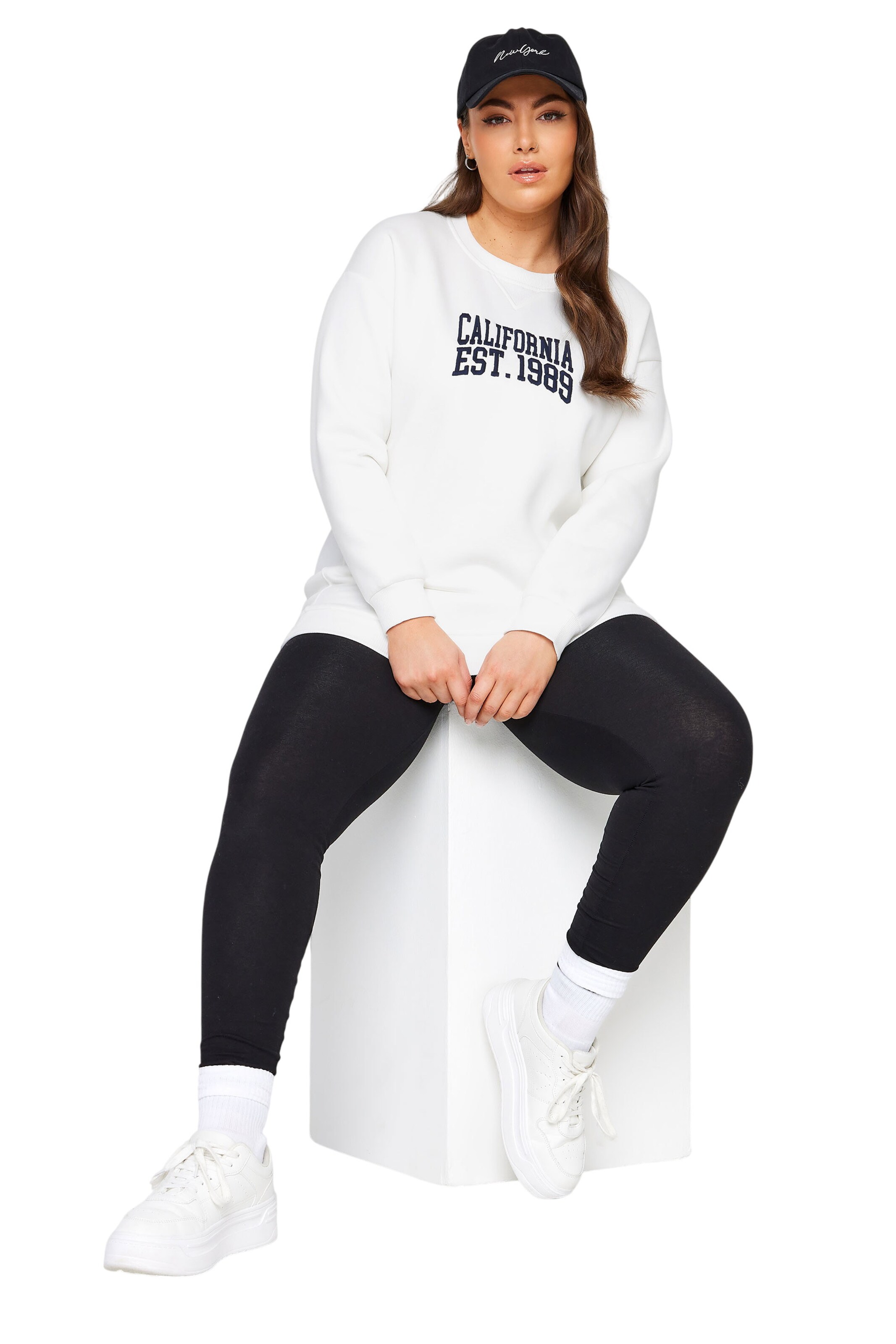 Stil Diva Sweatshirt in Wit