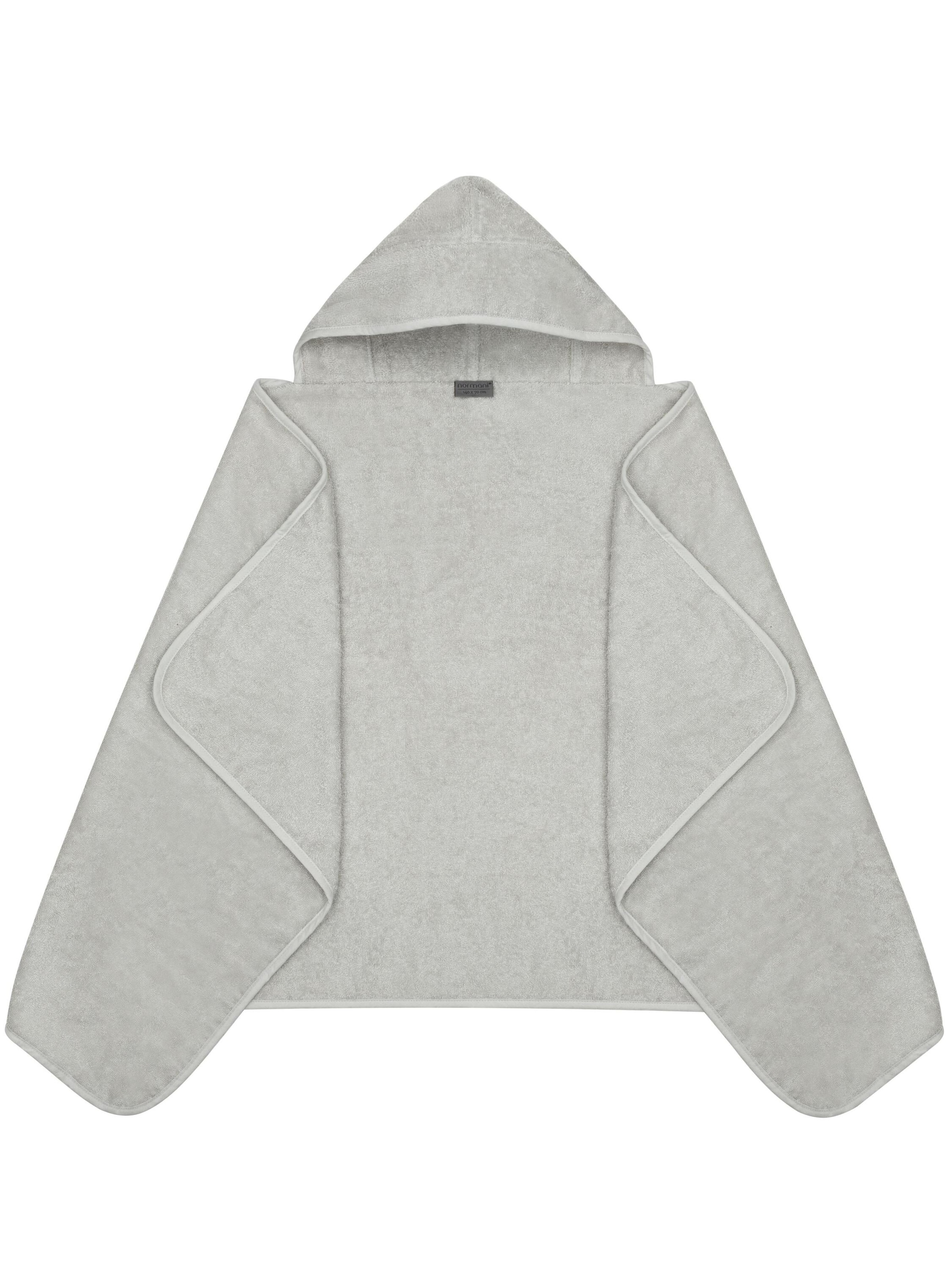 Peignoir 'Bamako' normani en gris : devant