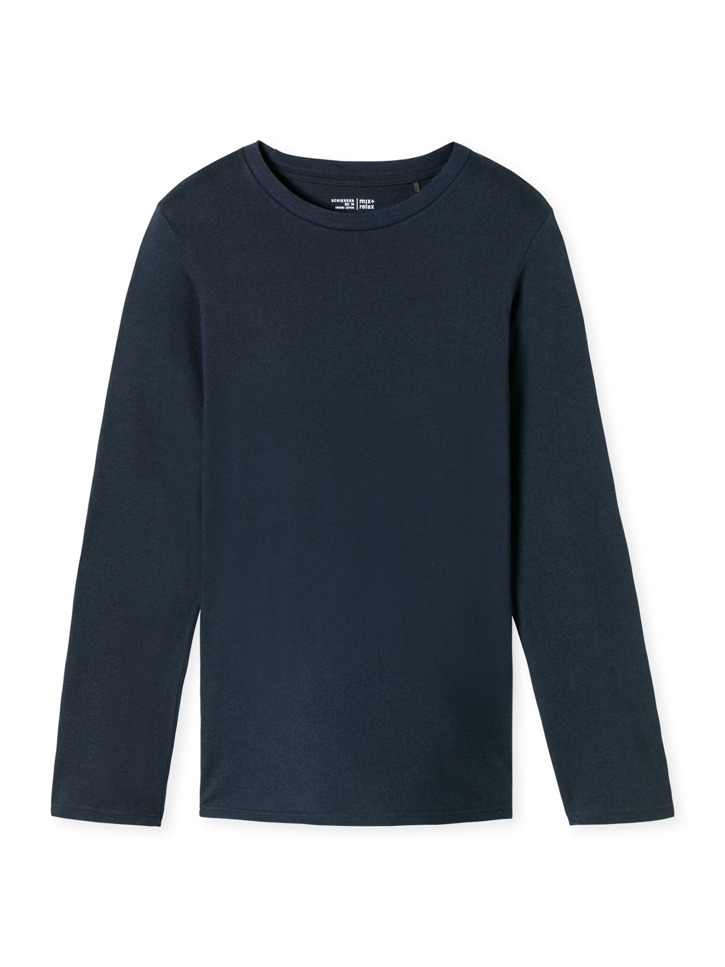 T-Shirt 'Mix + Relax' SCHIESSER en bleu : devant