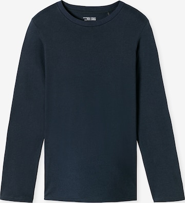 T-Shirt 'Mix + Relax' SCHIESSER en bleu : devant