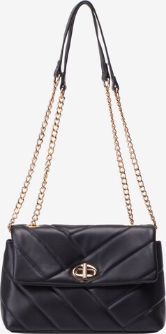 faina Shoulder Bag in Black: front