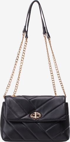 faina - Bolso de hombro en negro: frente