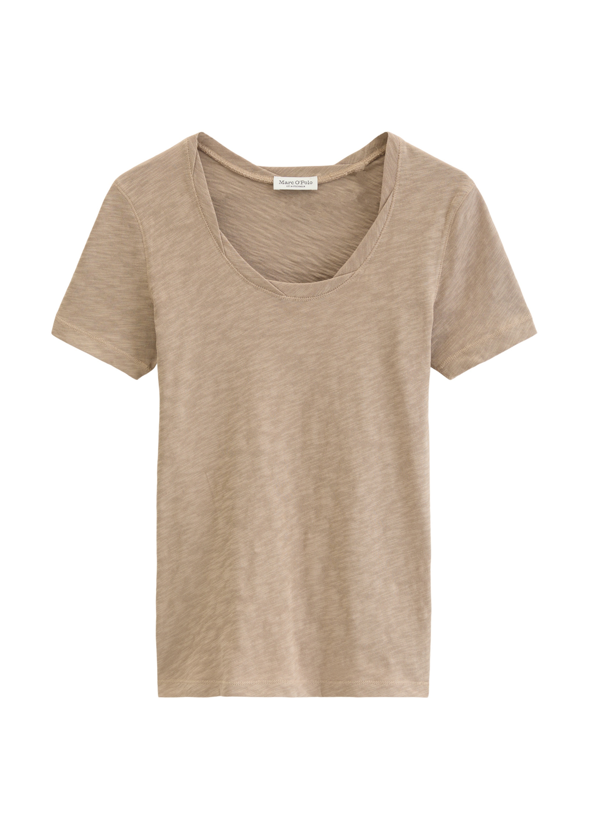 T-shirt Marc O'Polo en marron : devant
