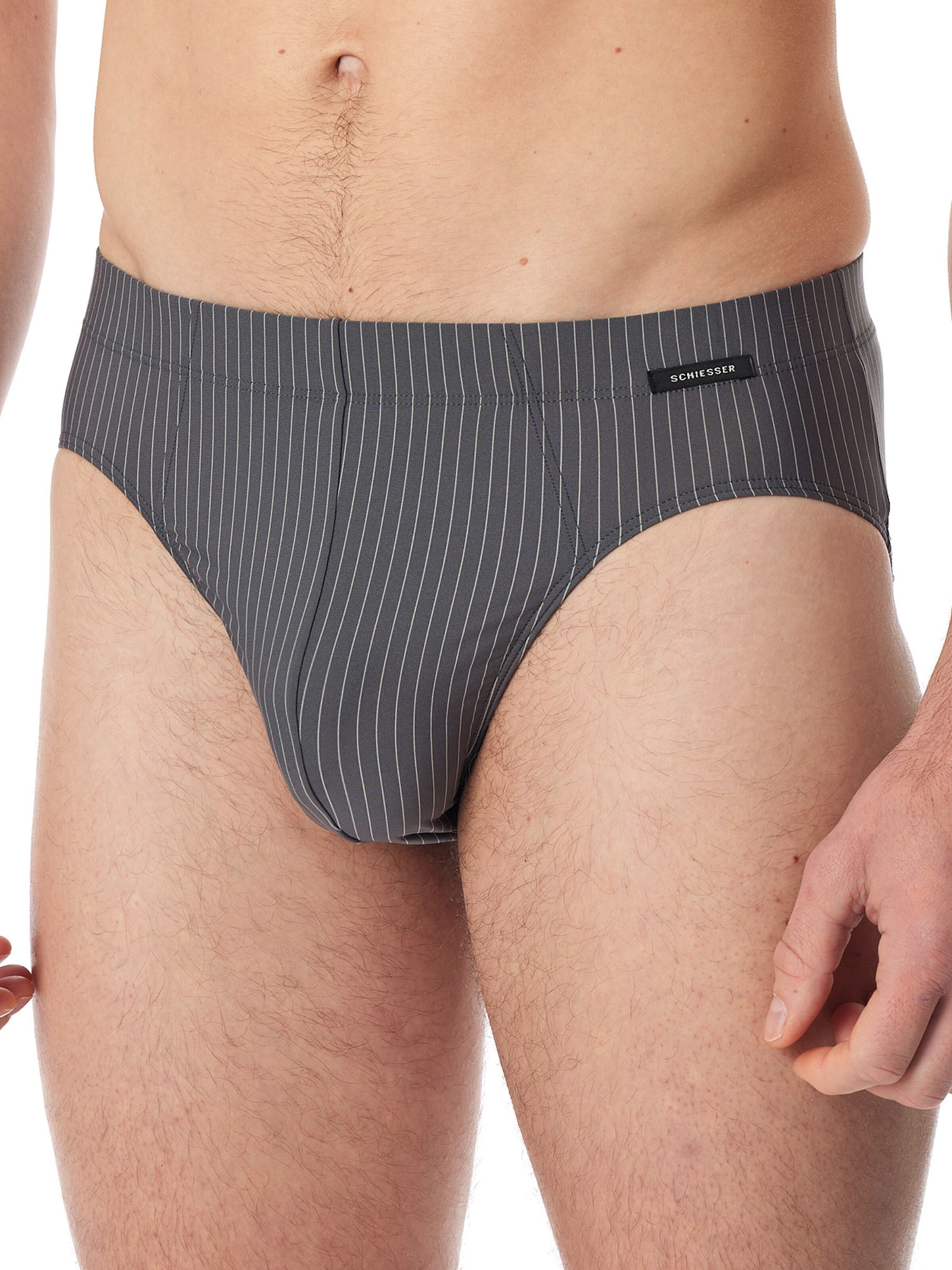 SCHIESSER Minislip ' Pure Micro ' in Grau