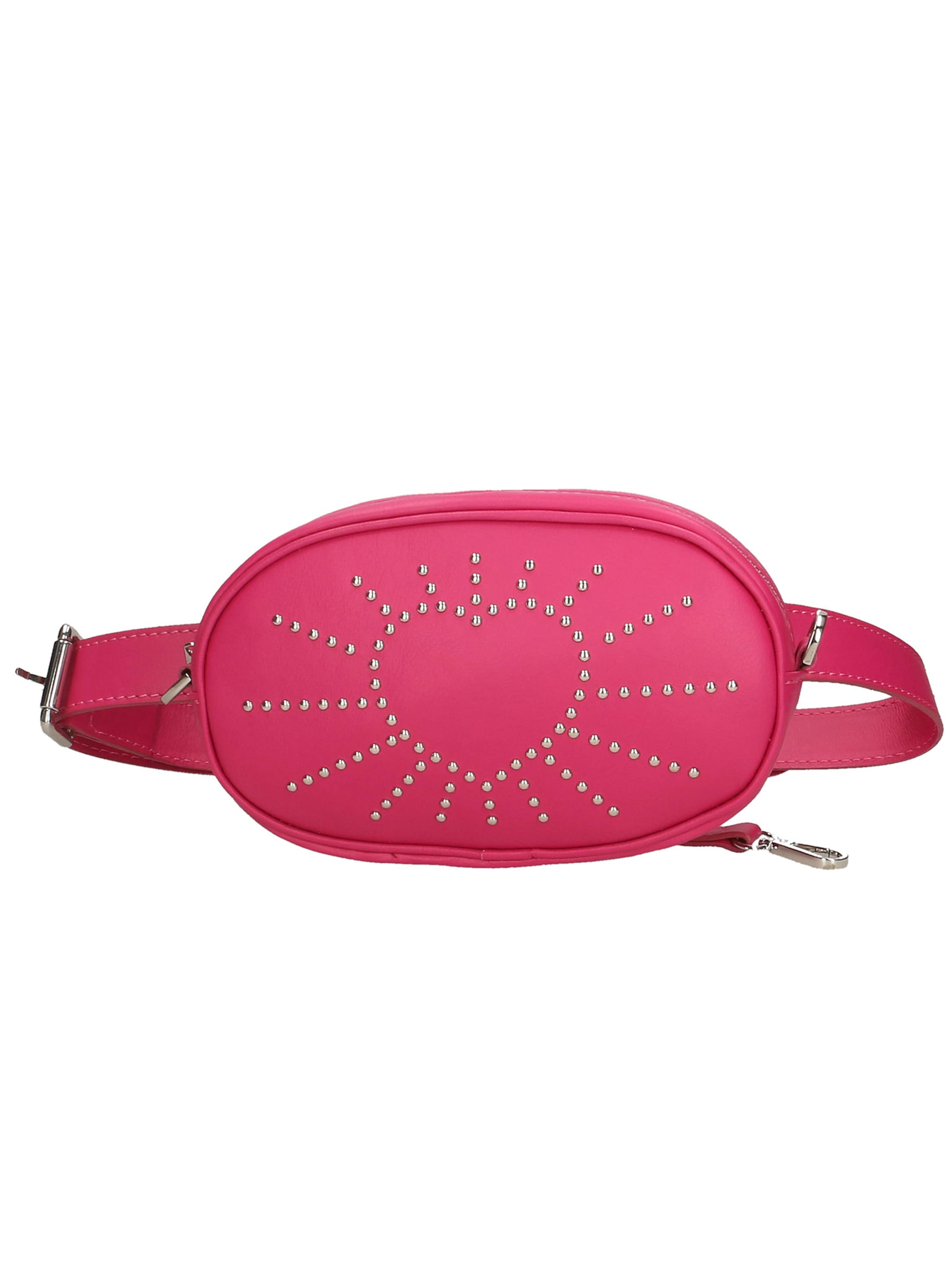 Marsupio 'Marsupio Donna Pelle Sauvage Borchie Elysa - Made in Italy' di Gave Lux in rosa: frontale