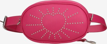 Marsupio 'Marsupio Donna Pelle Sauvage Borchie Elysa - Made in Italy' di Gave Lux in rosa: frontale