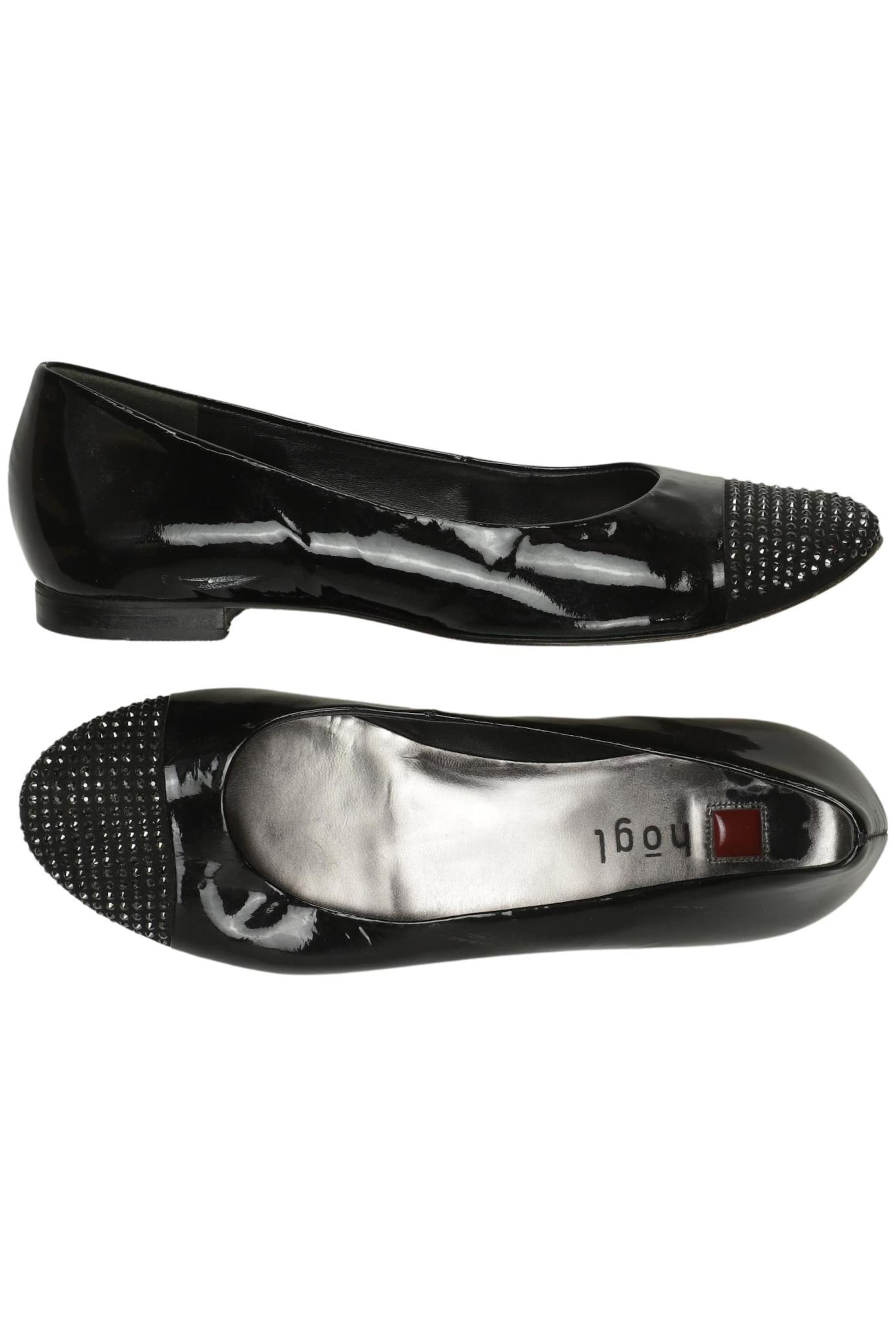 Högl Flats & Loafers in 36 in Black: front