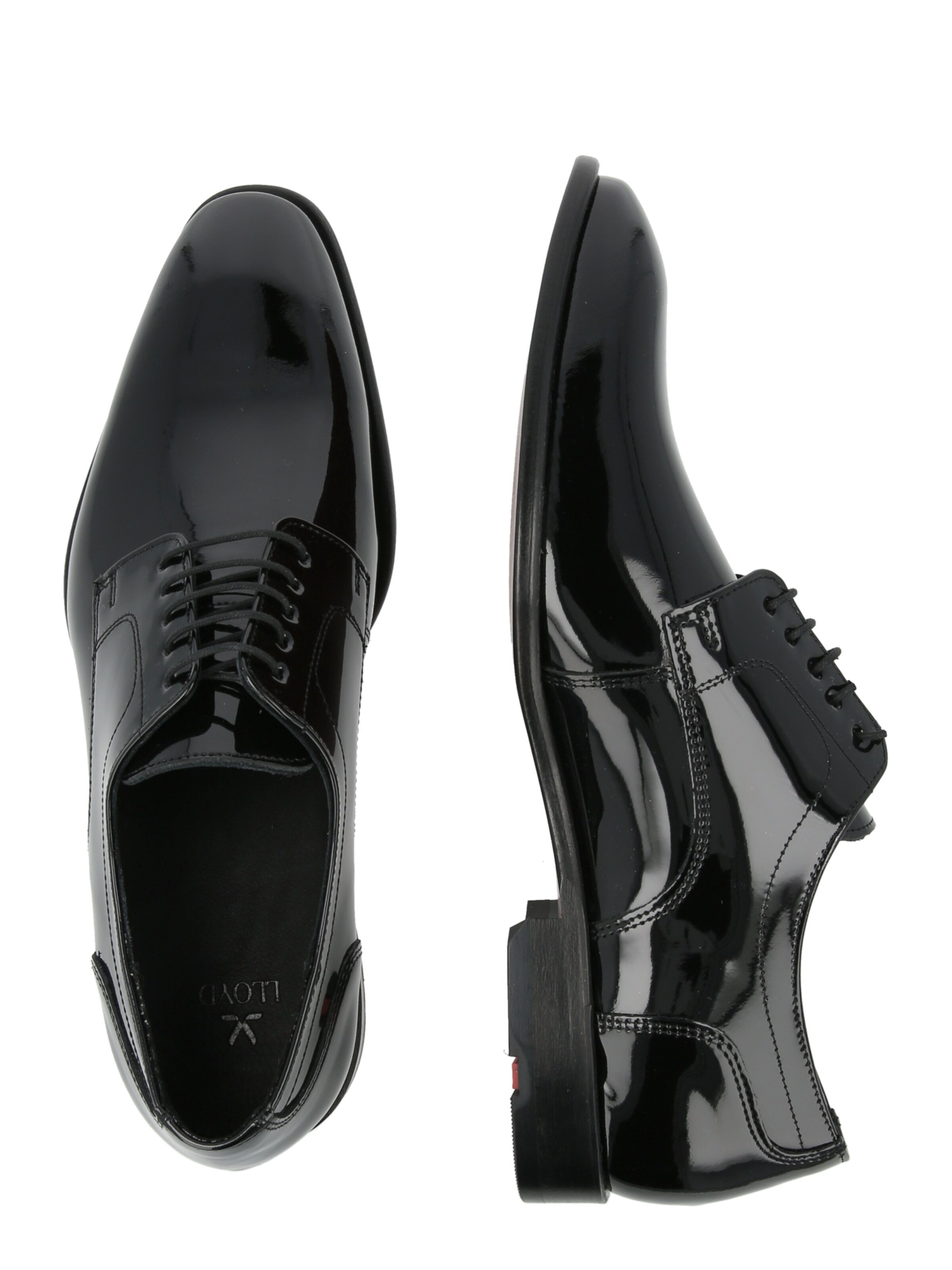 LLOYD Обувь на шнуровке 'LENO 110' в Черный