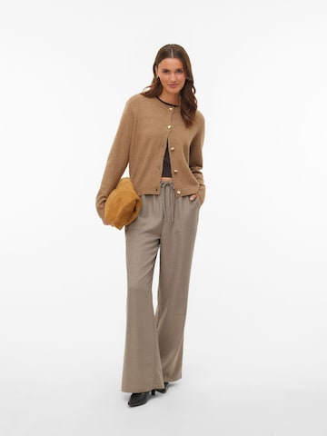 VERO MODA Strickjacke 'Fiona' in Braun