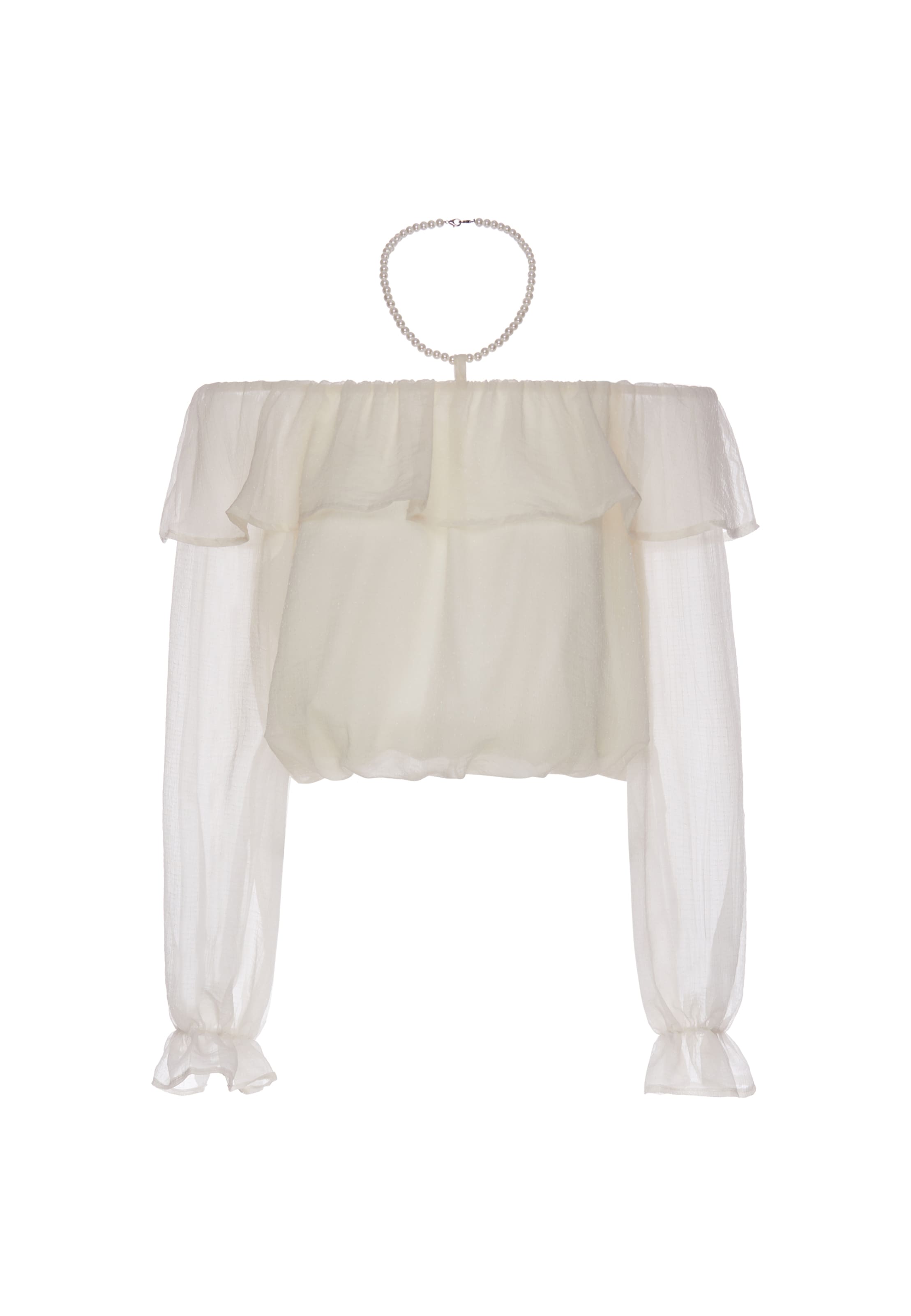 usha BLACK LABEL - Blusa en beige: frente