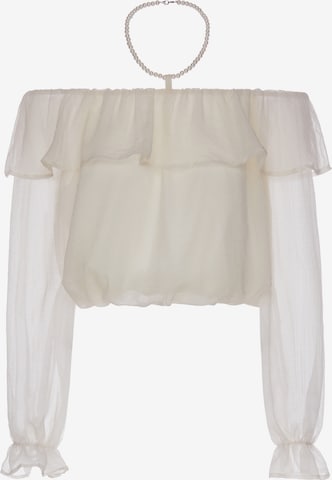usha BLACK LABEL - Blusa en beige: frente