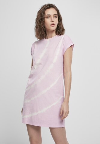 Urban Classics Kleid in Pink: front