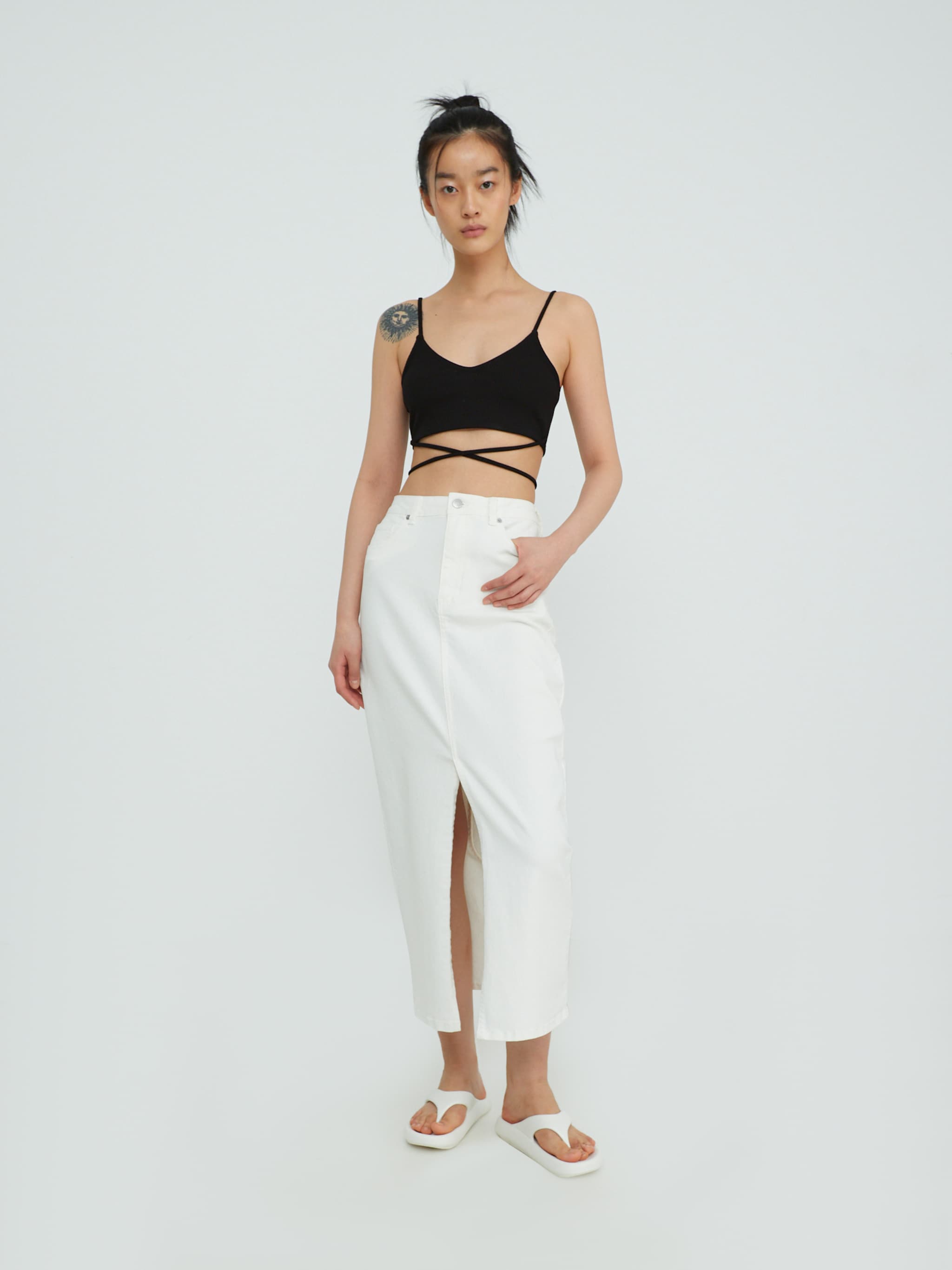 EDITED Producten Top 'Zenia' Zwart