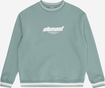 ELEMENT Sport sweatshirt '90s 2.0' i grön: framsida