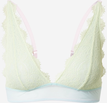 Dora Larsen Triangle Bra 'EMELIE' in Yellow: front