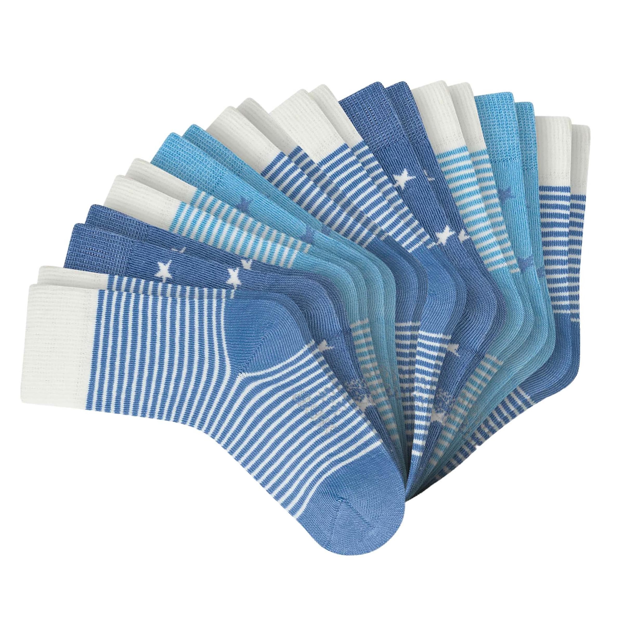 SCHIESSER - Calcetines en azul: frente