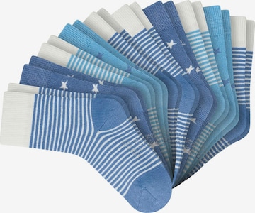 SCHIESSER - Calcetines en azul: frente