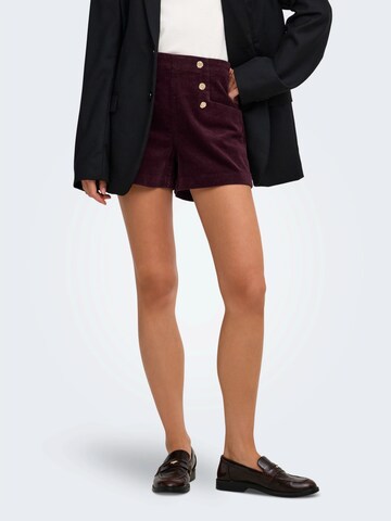 ONLY Regular Broek 'ONLZEVA' in Lila: voorkant