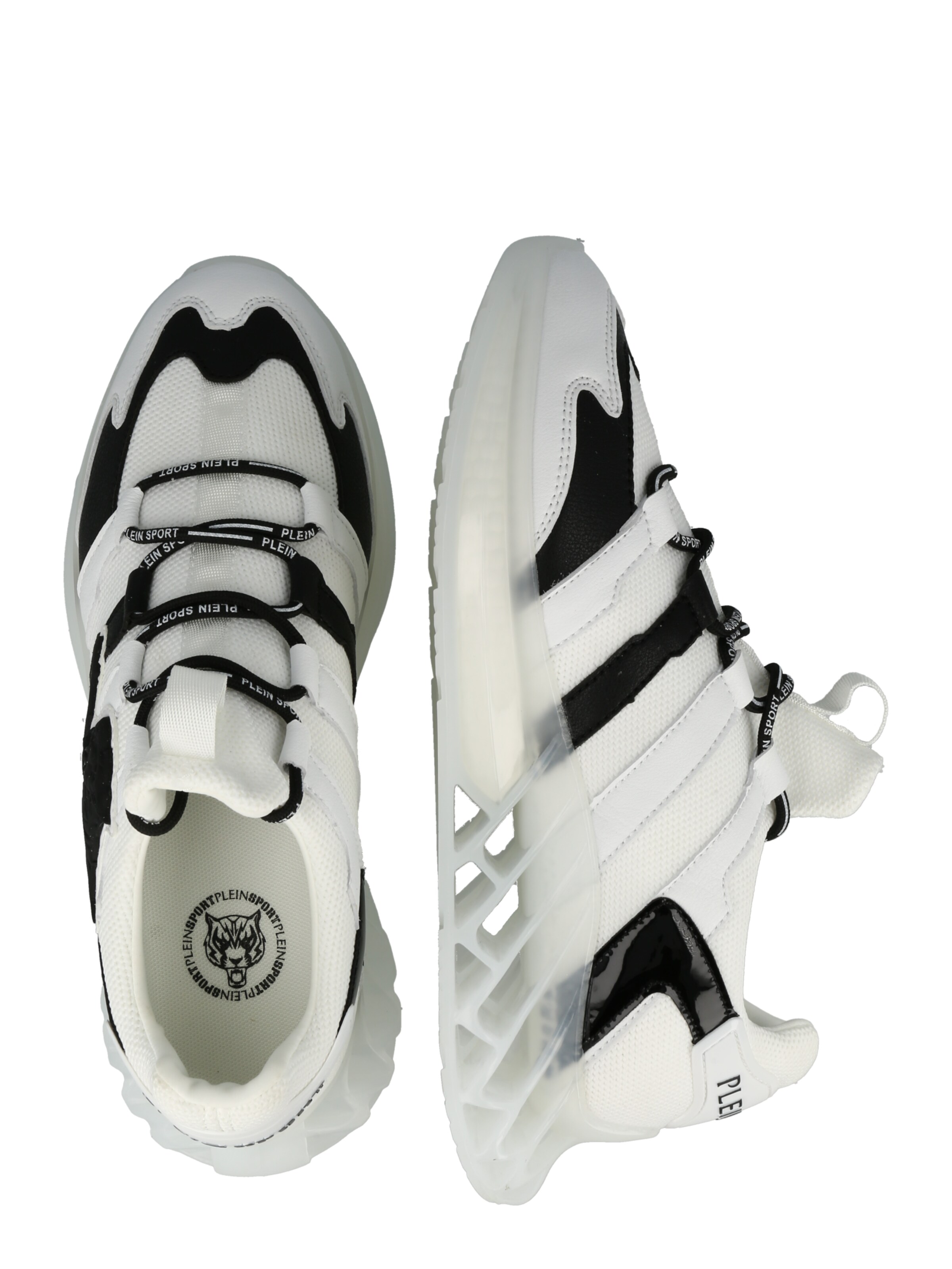 Plein Sport - Zapatillas deportivas bajas 'Tiger' en blanco