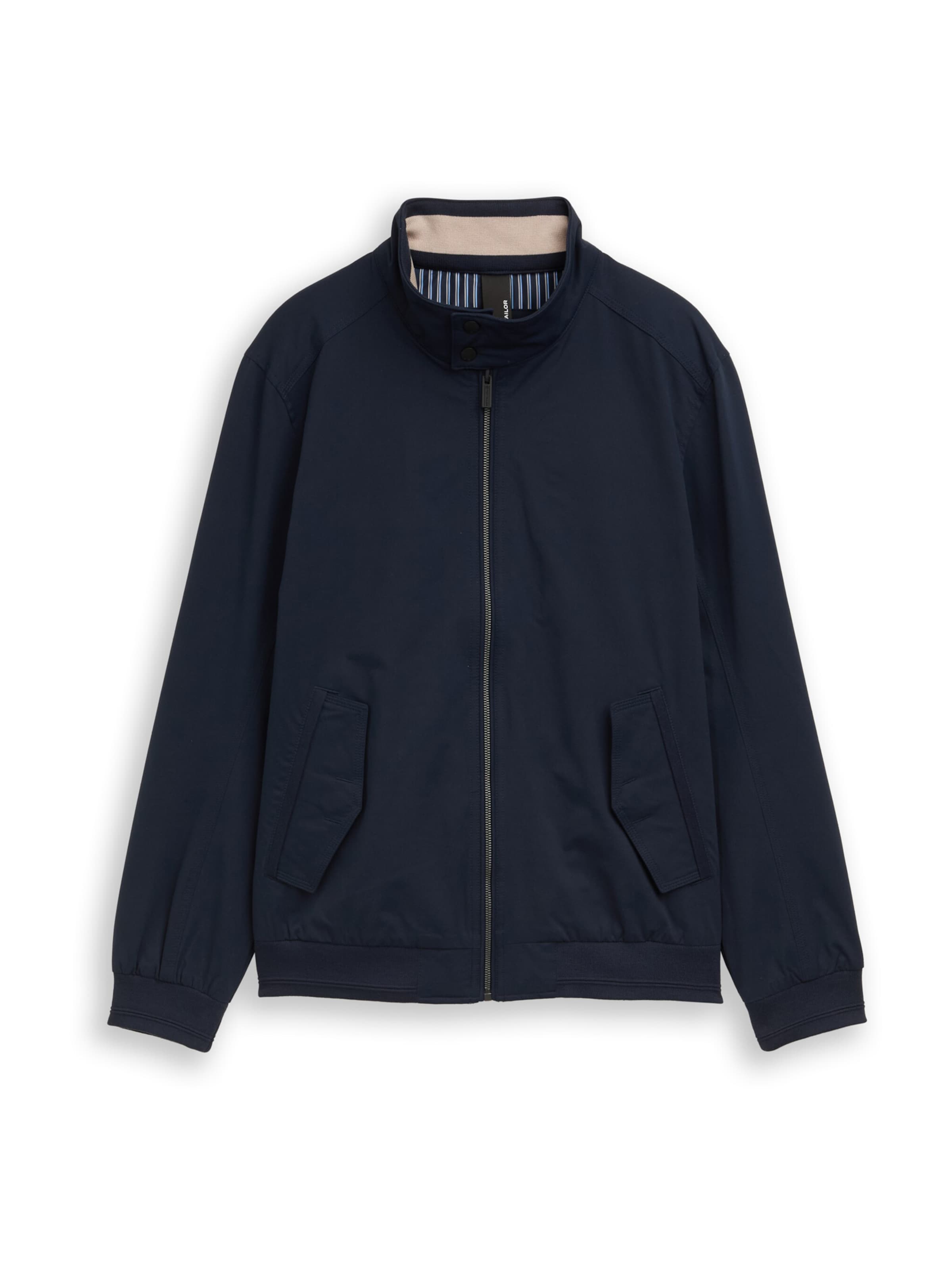 TOM TAILOR Between-season jacket 'Harrington' in Blue: front