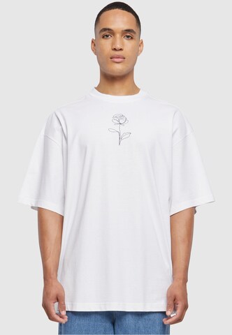Merchcode Shirt 'Spring - Rose' in White: front
