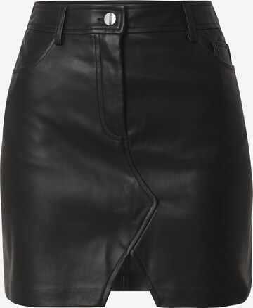 TOPSHOP Skirt in Black: front