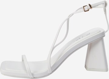 Nasty Gal Strap Sandals in White