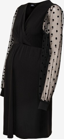 Robe 'Jenny' Only Maternity en noir : devant