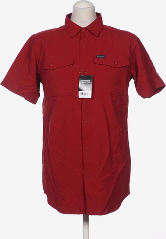 COLUMBIA Button Up Shirt in S in Red: front