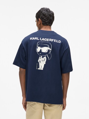 Karl Lagerfeld Koszulka 'Ikon' w kolorze niebieski