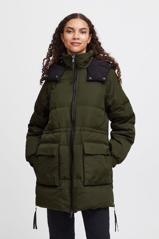 b.young - Casaco de inverno 'Cristel' em verde: frente