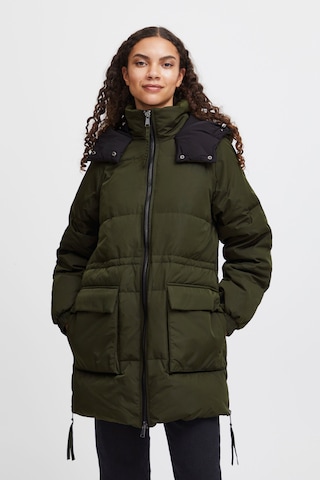 b.young Winter Jacket 'Cristel' in Green: front