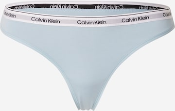 String Calvin Klein Underwear en bleu : devant