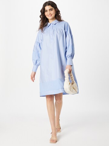 Robe-chemise 'Henri' SECOND FEMALE en bleu