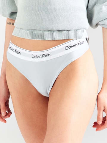 Calvin Klein Underwear Thong in Green