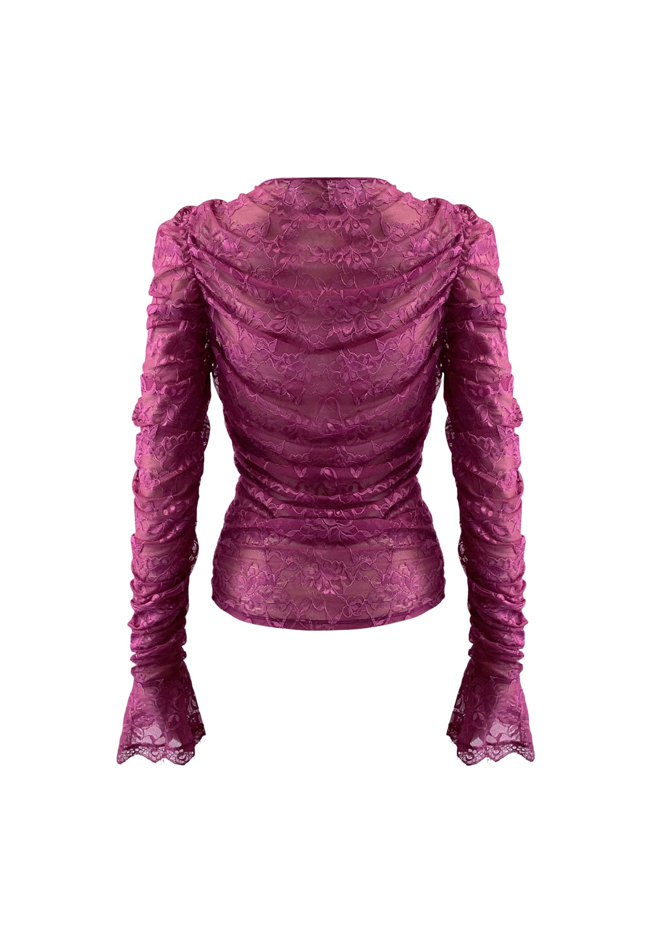 OW Collection Knit Cardigan 'Audrey' in Purple