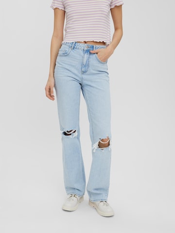 VERO MODA Bootcut Jeans 'Kithy' in Blauw: voorkant