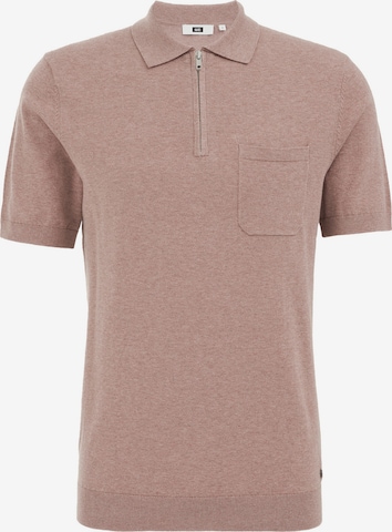 WE Fashion Neulepaita värissä ruskea: etupuoli