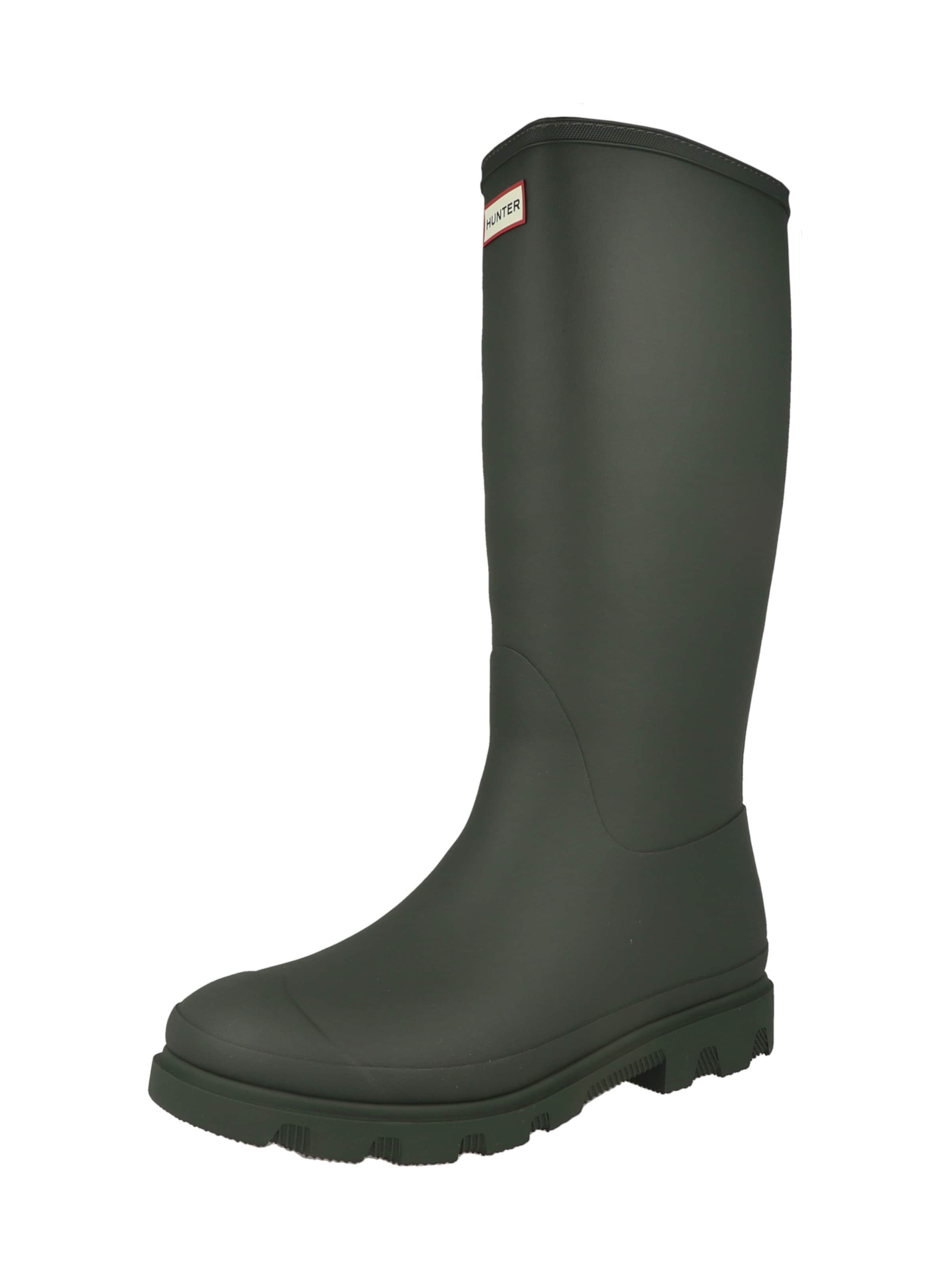 HUNTER Rubber boot in Green: front