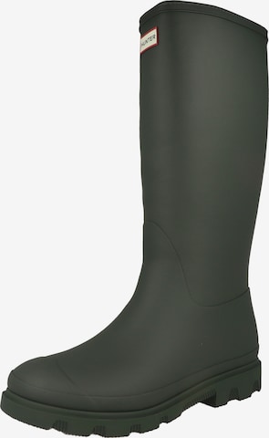 Bottes en caoutchouc HUNTER en vert : devant