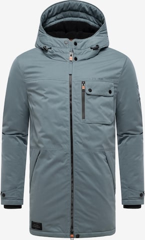 zils STONE HARBOUR Ziemas mētelis 'Fintaan XX': no priekšpuses