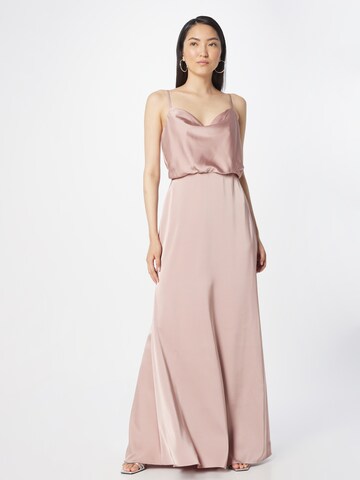 Laona Evening Dress in Pink: front