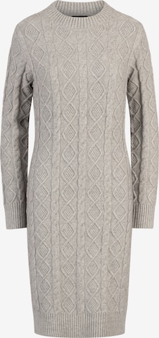 APART Knitted dress in Grey: front
