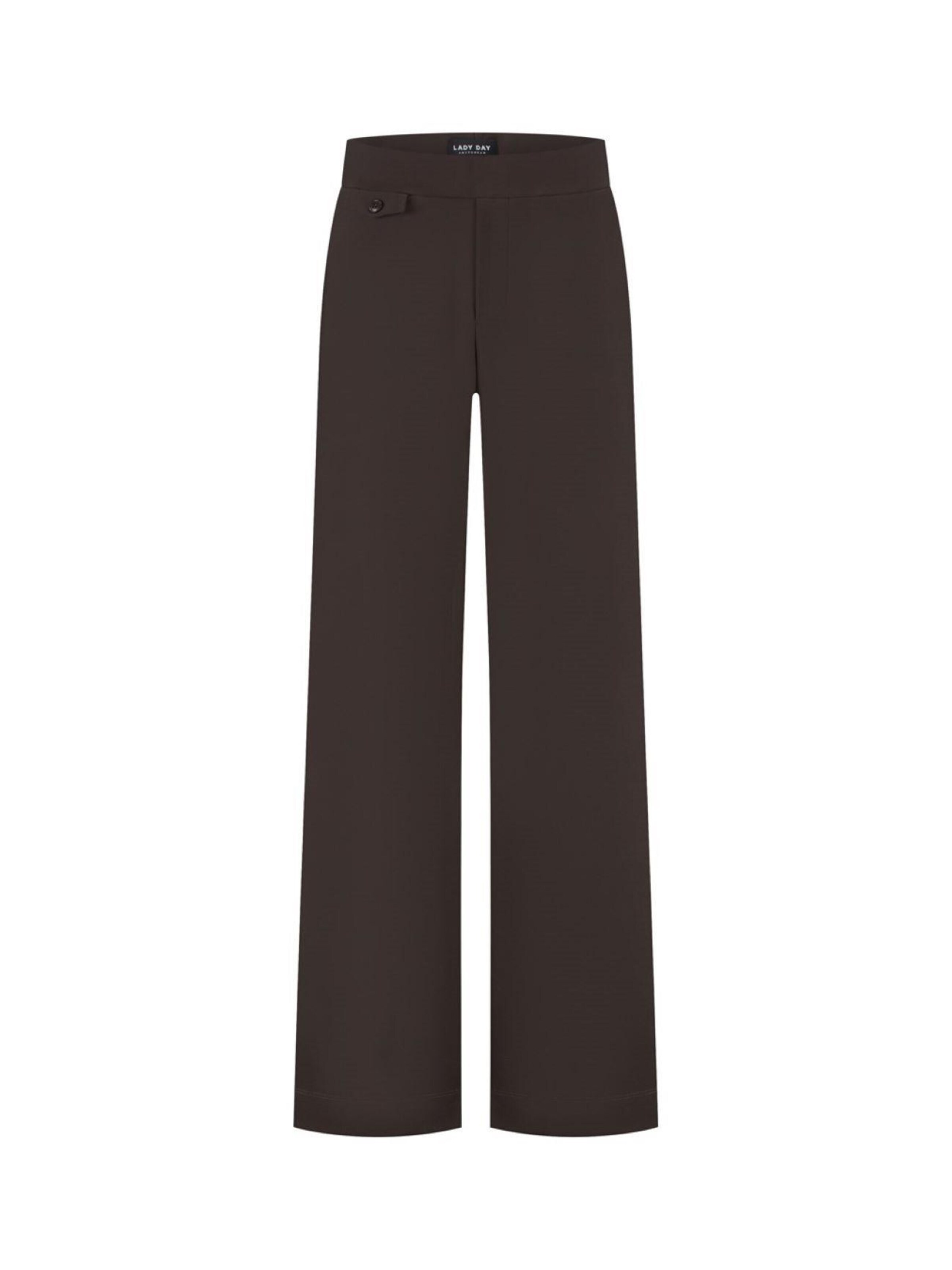 Lady Day Regular Broek 'Milana' in Bruin: voorkant