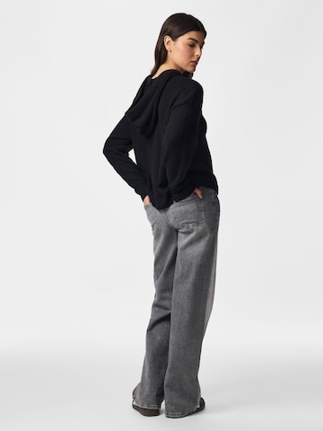 Pullover 'PCMALOU' di PIECES in nero