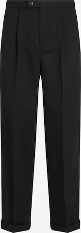 Calvin Klein Jeans Trousers with creases in Black: front