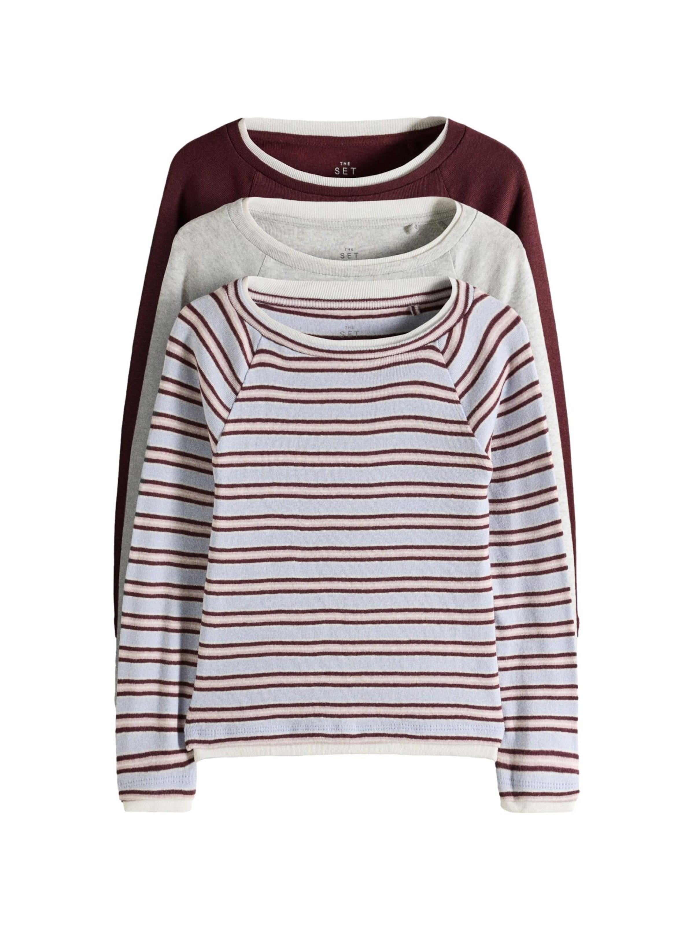 The Set - Camiseta en azul: frente